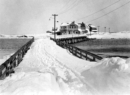 Bridge To Ogunquit Beach Winter 1931